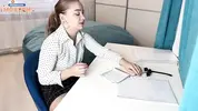 тупая секретарша получает нагоняй от босса
