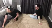 телка на вписке уединилась с парнем