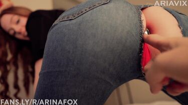 ArinaFox: Подарила подруге лесбиянке еблю с мужиком