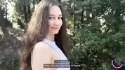 неожиданная встреча с красоткой в лесу