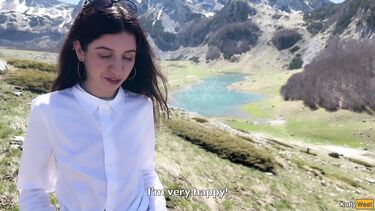 Katty West с разговорами: Кэтти Вест поехала с незнакомцем в горы и поебалась там