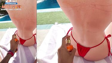 Курортный роман с трахом в номере отеля до финала в киску