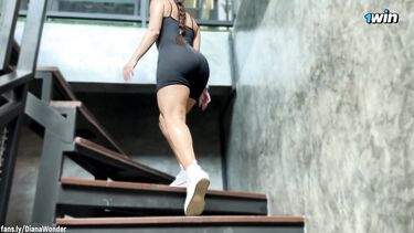 Снял боксершу в спортзале и отодрал ее дома