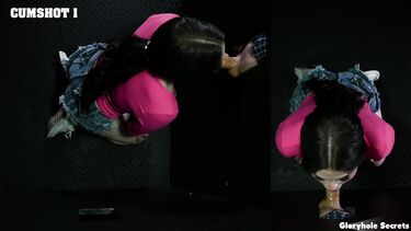 Glory Hole Secrets: Лола Валентайн оформляет 5 камшотов подряд через глорихол