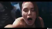 телка громко кончает на хуе